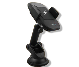 MC5 iN-Car motorized wireless charging phone mount