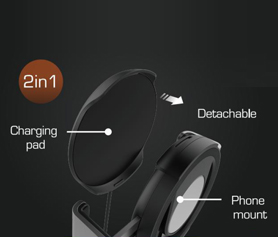 iN-Car wireless charging phone mount